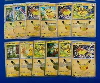 Lotto pikachu 30 th anniversario