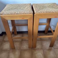 2 sgabelli alti da bar cucina SCAVOLINI