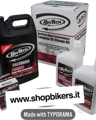 Tagliando Manutenzione Completo Olio 20w50 Harley