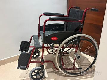 Sedia a rotelle pieghevole a autospinta