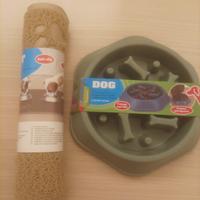 tappetino posacibo + ciotola per cani