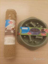 tappetino posacibo + ciotola per cani