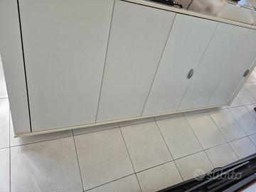 Scarpiera in legno con 5 scompartimenti