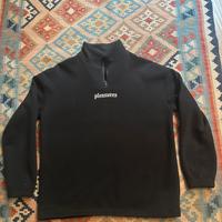 Felpa Quarter-Zip pleasures Logo Gotico (Taglia M)