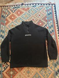 Felpa Quarter-Zip pleasures Logo Gotico (Taglia M)