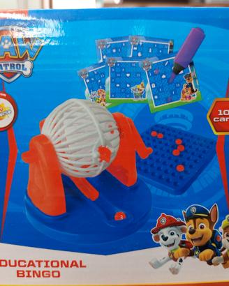 Bingo paw patrol gioco bambini