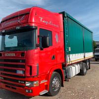 Scania 164 480 Centinato Con Rimorchio Bilaterale