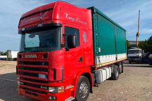Scania 164 480 Centinato Con Rimorchio Bilaterale