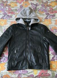 Giacca Gipsy in vera pelle nera 