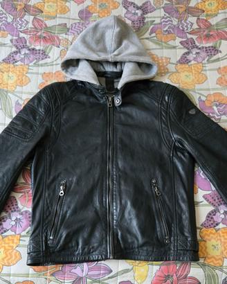 Giacca Gipsy in vera pelle nera 