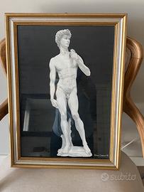 Quadro con cornice modanata