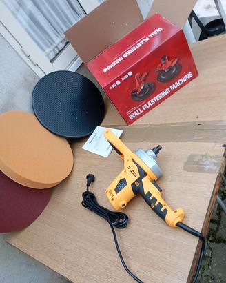 frattazzo elettrico con accessori 