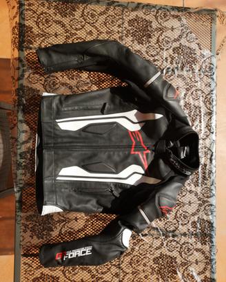 giacca 50 alpinestars in pelle come NUOVA