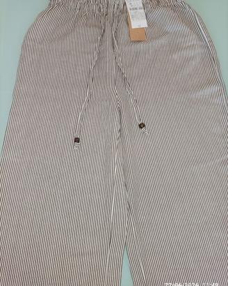 Pantaloni donna Kiabi viscosa,cotone linoTg42NUOVI
