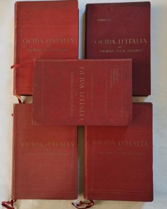 lotto "Guida d'Italia"del TCI,1914/1916/18/19