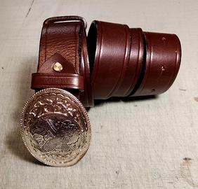 Cintura USA in  cuoio toscano,prodotto artigianale