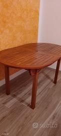 tavolo teak giardino o interno 