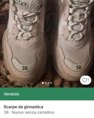 bellissime scarpe balenciaga originali 