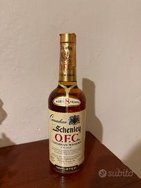 OFC 8 anni Schenley Canadian Whisky Certificata