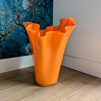 vaso Murano fazzoletto tipo Venini 