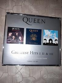 cd qeen  cofanetto con greatest  hits  I. ll & III