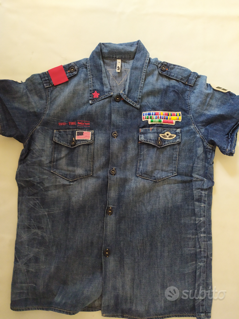 Jeans Uomo Camicia Jeans Meltin Pot Meltin Pot Outlet Shirt MELTIN