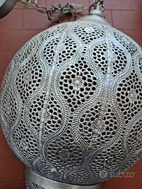 lampadario ferro battuto.