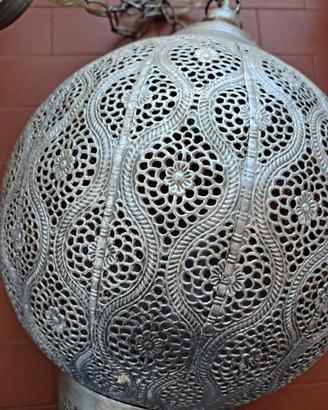 lampadario ferro battuto.