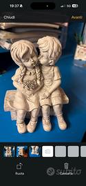 Statuine coppia arredamento