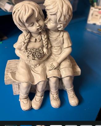 Statuine coppia arredamento