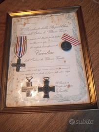 onorificenza Cavaliere Vittorio Veneto