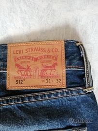 Levi Strauss 512 originali taglia W31 L32 