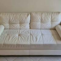 Divano con pouff contenitore