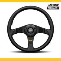 Volante MOMO TUNER 32 cm nero pelle liscia PERFORM