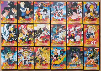 Lotto 18 DVD originali Dragon Ball - Z- GT