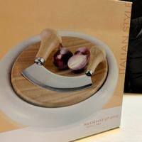 Tagliere con mezzaluna Brandani - NUOVO