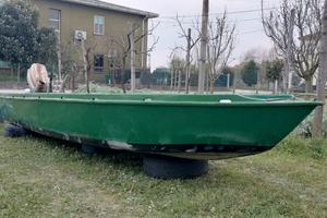 barca in legno vetroresinato 