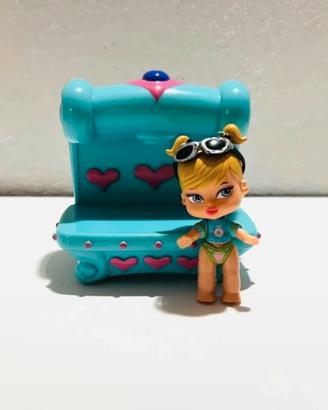 Bratz Mini Bambola cloe e lettino abbronzante