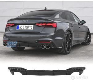 DIFFUSORE AUDI A5 S LINE 21- LOOK S5 NERO LUCIDO