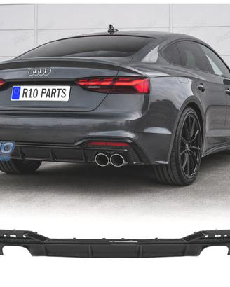 DIFFUSORE AUDI A5 S LINE 21- LOOK S5 NERO LUCIDO