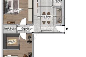 Trilocale in zona centrale completamente ristruttu