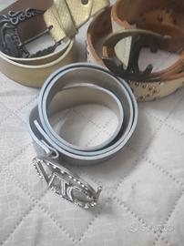 tre cinture donna firmate Roberto cavalli jast e V