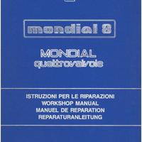 Ferrari mondial 8 manuale officina riparazione