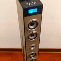 Impianto audio a torre 2x15w con subwoofer 30w