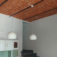 coppia di lampadari pendenti