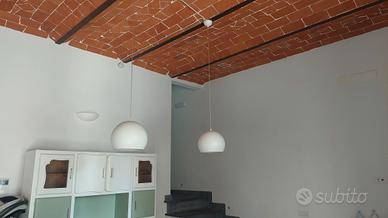 coppia di lampadari pendenti