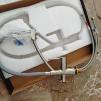 Ibergrif Rubinetto 3 Vie per Cucina colore grigio