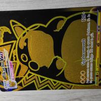 Carta Pokemon Pikachu Vmax Black Gold