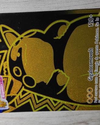 Carta Pokemon Pikachu Vmax Black Gold