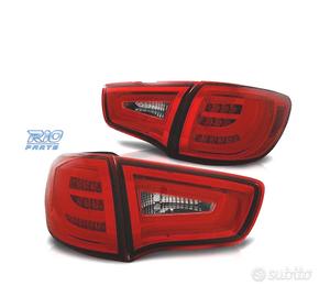 FANALI PER KIA SPORTAGE 09-14 LIGHT BAR ROSSO CROM